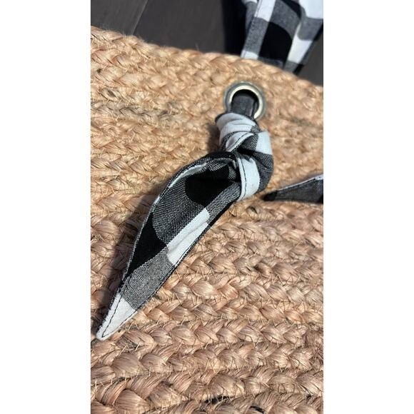 SHIRALEAH NWT ESME TOTE NATURAL JUTE- L 19”x H 8” Beach Bag Summer Spring - Picture 4 of 6